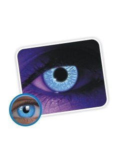 Lentes contacto UV Glow Crazy Neón Magic Azul