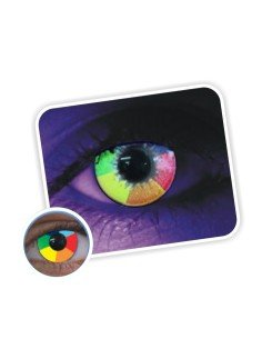 Lentes contacto UV Glow Mermaid Rainbow