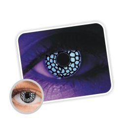 Lentes contacto UV Glow Crazy Neón Lizard Crackle