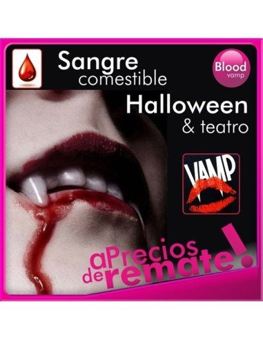 Tarrito de Sangre Comestible Vampiro de Fantasía para Teatro