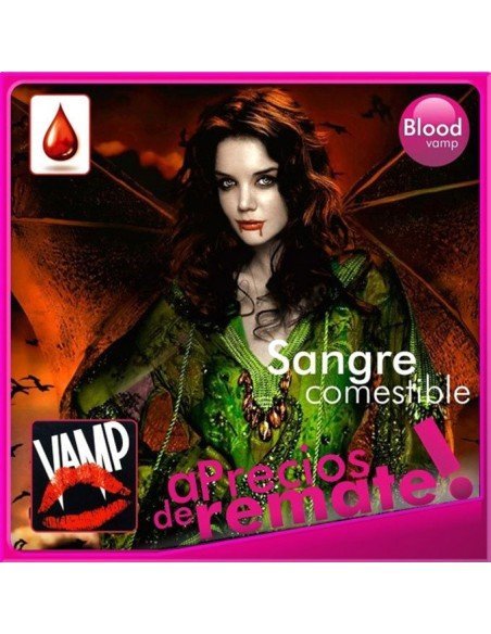 Tarrito de Sangre Comestible Vampiro de Fantasía para Teatro