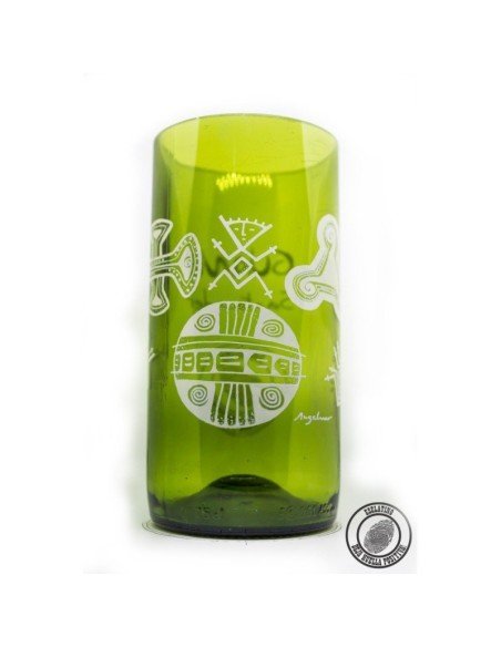 Pack x 6 unidades de Vasos Reciclados EseLatino .. deja huella positiva !!