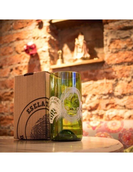 Pack x 6 unidades de Vasos Reciclados EseLatino .. deja huella positiva !!