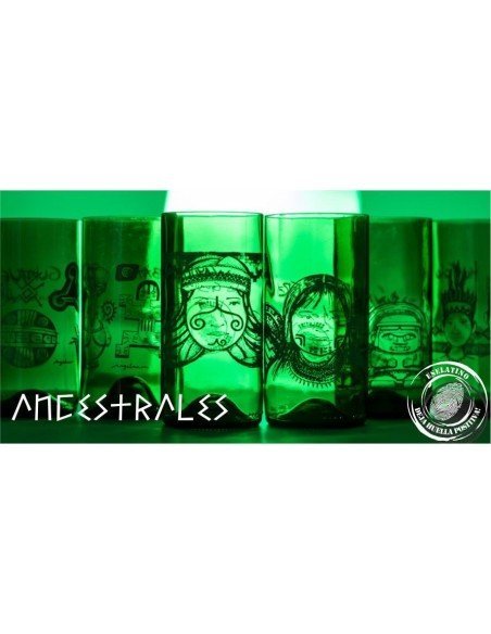 Pack x 6 unidades de Vasos Reciclados EseLatino .. deja huella positiva !!