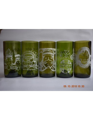 Pack x 6 unidades de Vasos Reciclados EseLatino .. deja huella positiva !!