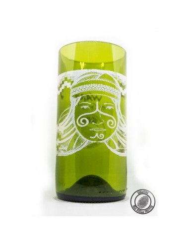 Vaso Reciclado Ancentrales Cultura Wayuú EseLatino .. deja huella posiva !!