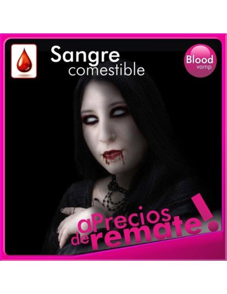 Tarrito de Sangre Comestible Vampiro de Fantasía para Teatro