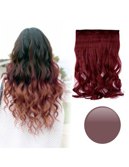 EExtension Ondulada Unicolor Cosplay tipo Cortina de cabello Eventos