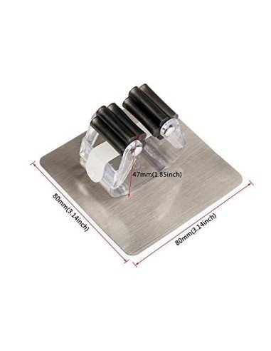 Organizador Wall Mount Multiusos colgador de útiles de Aseo, escobas..