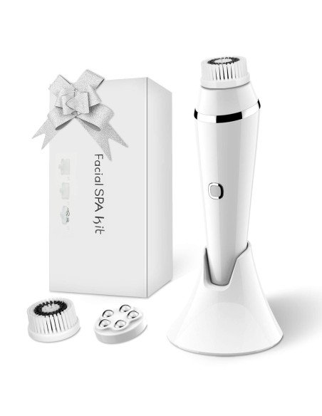 Limpiador facial Facial Cleansing Brush, Rechargeable Face Brush Massager