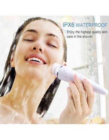 Limpiador facial Facial Cleansing Brush, Rechargeable Face Brush Massager