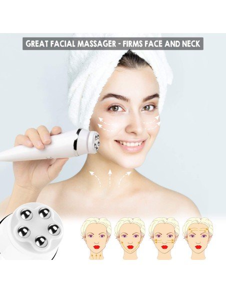 Limpiador facial Facial Cleansing Brush, Rechargeable Face Brush Massager
