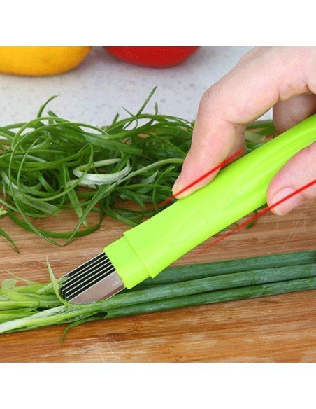 Cortador picador de Cebolla tirillas perfectas en un solo corte