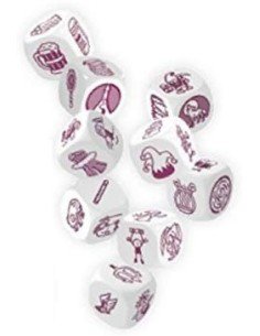 Rory's Story Cubes Fantasia Peggable Cubos para crear cuentos o Historias, Fucsia 2