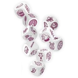 Rory's Story Cubes Fantasia Peggable Cubos para crear cuentos o Historias, Fucsia