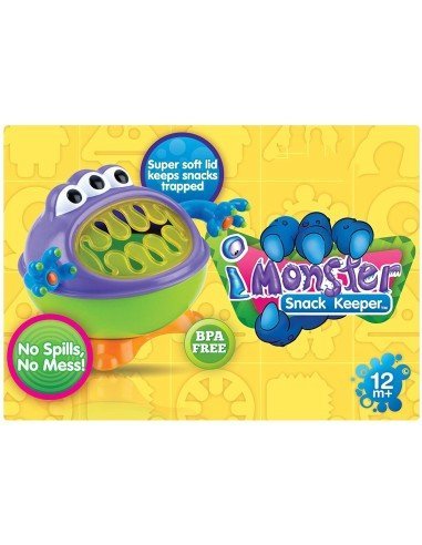 Plato Para Snacks Nuby 3-D Monster Snack Keeper
