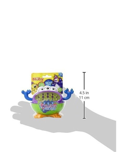 Plato Para Snacks Nuby 3-D Monster Snack Keeper