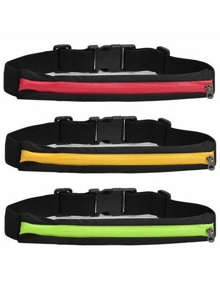 Correa deportistas Cinturón con Bolsillo canguro para celular Running Bumbana