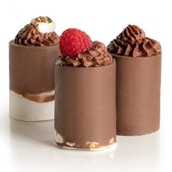 Nostalgia Shot Maker Molde para 12 copas SM12 Copa comestible, negro