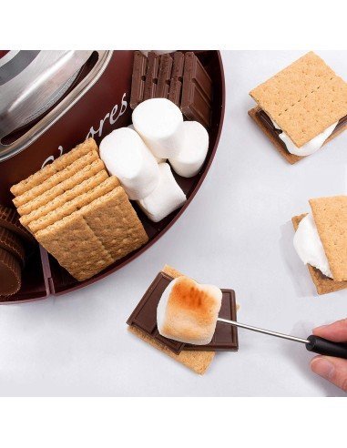 Radiador Nostalgia SMM200 máquina eléctrica para hacer smores, malvaviscos
