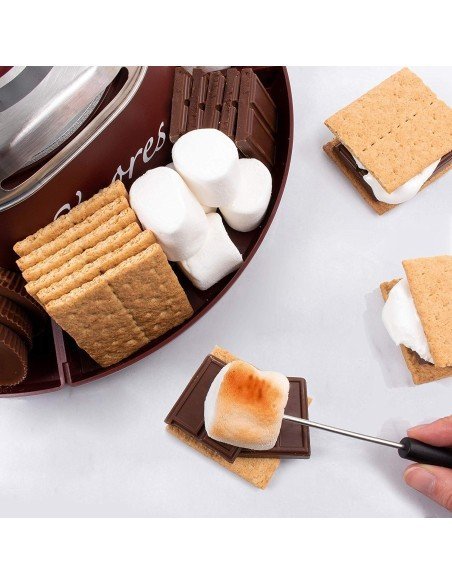 Radiador Nostalgia SMM200 máquina eléctrica para hacer smores, malvaviscos