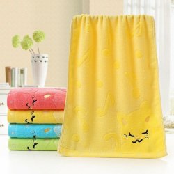 Toallitas en Algodón Microfibra para Bebés Cat towel
