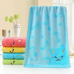 Toallitas en Algodón Microfibra para Bebés Cat towel
