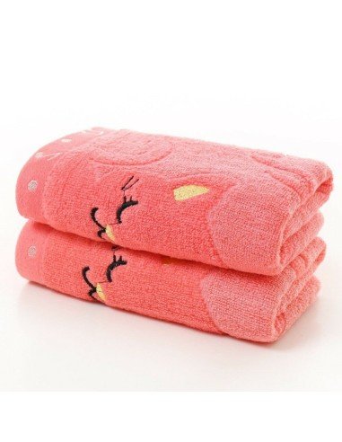 Toallitas en Algodón Microfibra para Bebés Cat towel