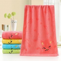 Toallitas en Algodón Microfibra para Bebés Cat towel