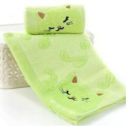 Toallitas en Algodón Microfibra para Bebés Cat towel