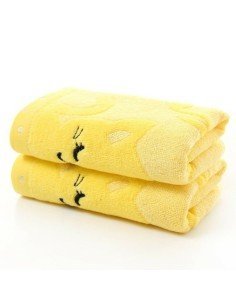 Set x4 Toallitas en Algodón Microfibra para Bebés Cat towel 2