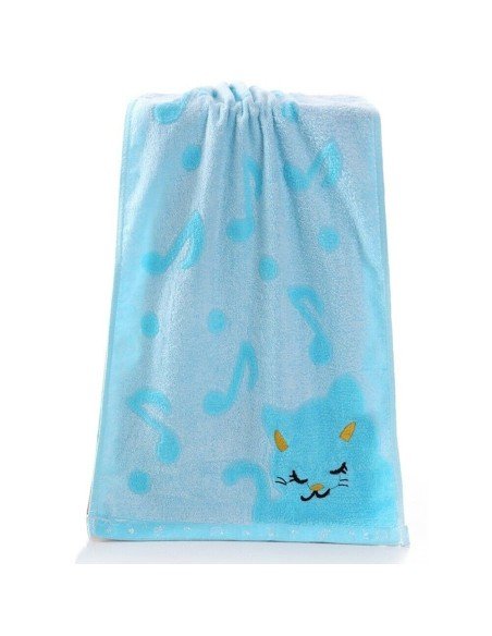 Set x4 Toallitas en Algodón Microfibra para Bebés Cat towel