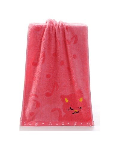 Set x4 Toallitas en Algodón Microfibra para Bebés Cat towel