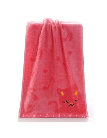 Set x4 Toallitas en Algodón Microfibra para Bebés Cat towel