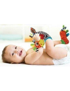 Sonajeros Medias Manillas Estimulación Temprana Bebés 2