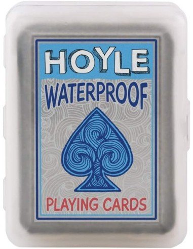 Juego de Cartas Naipes Hoyle de plástico transparente