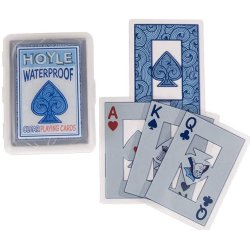 Juego de Cartas Naipes Hoyle de plástico transparente