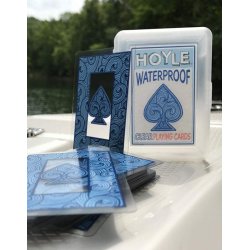 Juego de Cartas Naipes Hoyle de plástico transparente
