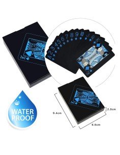 Juego de Cartas Naipes pvc Waterproof  blue