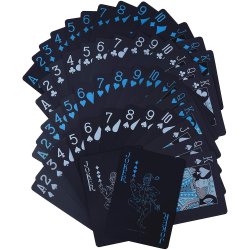 Juego de Cartas Naipes pvc Waterproof  blue