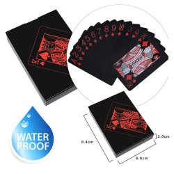 Juego de Cartas Naipes pvc Waterproof  Red