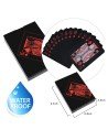 Juego de Cartas Naipes pvc Waterproof  Red