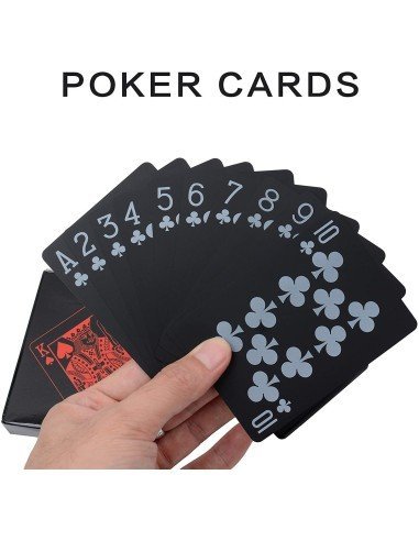 Juego de Cartas Naipes pvc Waterproof  Red