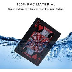 Juego de Cartas Naipes pvc Waterproof  Red