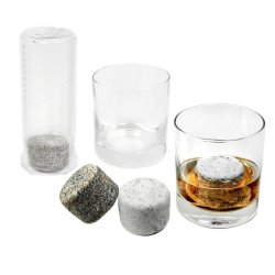 Set x9 Cilindros de Roca Ice para enfriar el Whisky