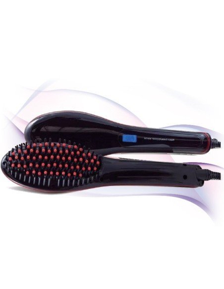 Cepillo Alisador Plancha Cabello Eléctrico