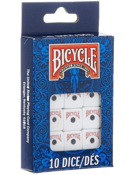 Juego de 5 dados Bicycle en acrílico de alta calidad