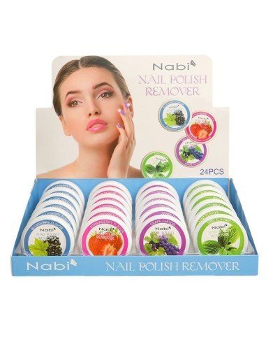 Cajita de pad para remover el esmalte KleanColor