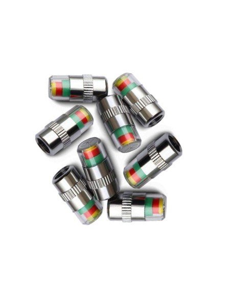 Led Tapa Válvulas de llantas con sensor Amarillo Led Tapa Válvulas de llantas con sensor Amarillo