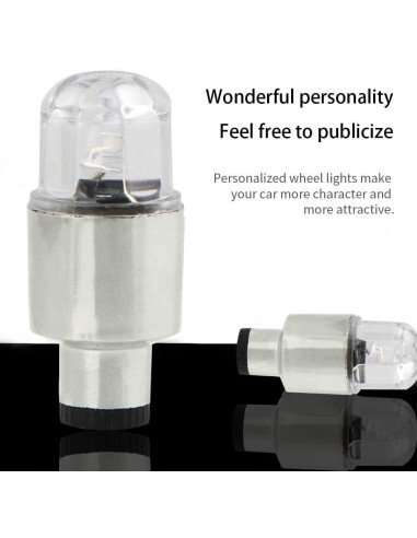 Led Tapa Válvulas de llantas Flash